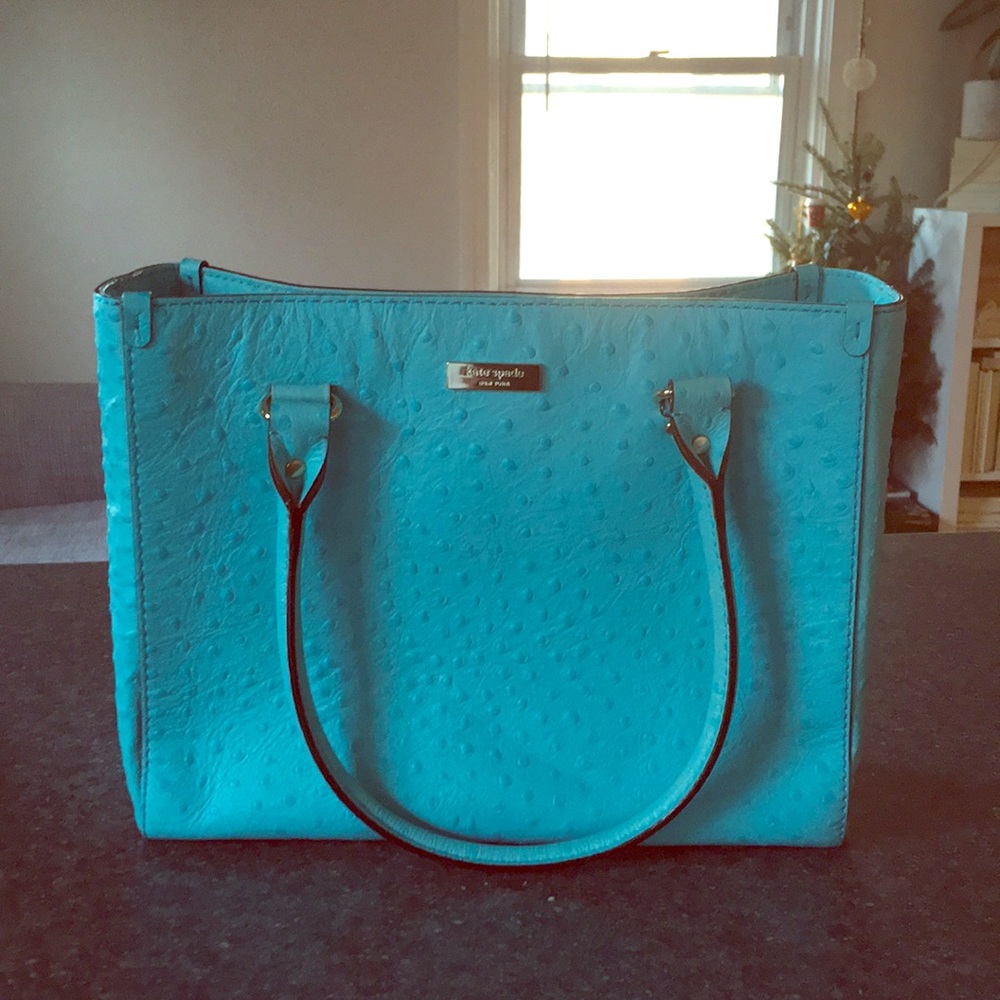 Kate Spade 100% turquoise leather purse